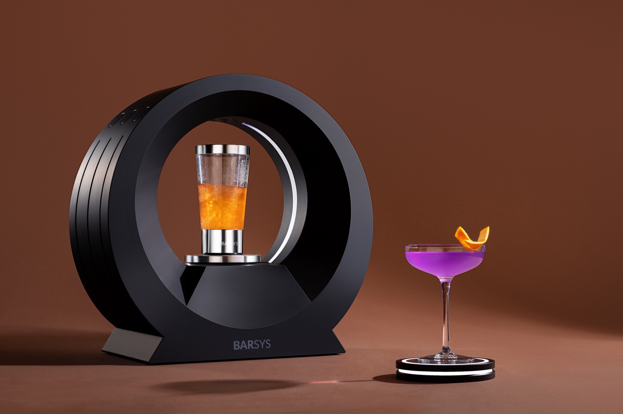 The Barsys 360 mid-pour